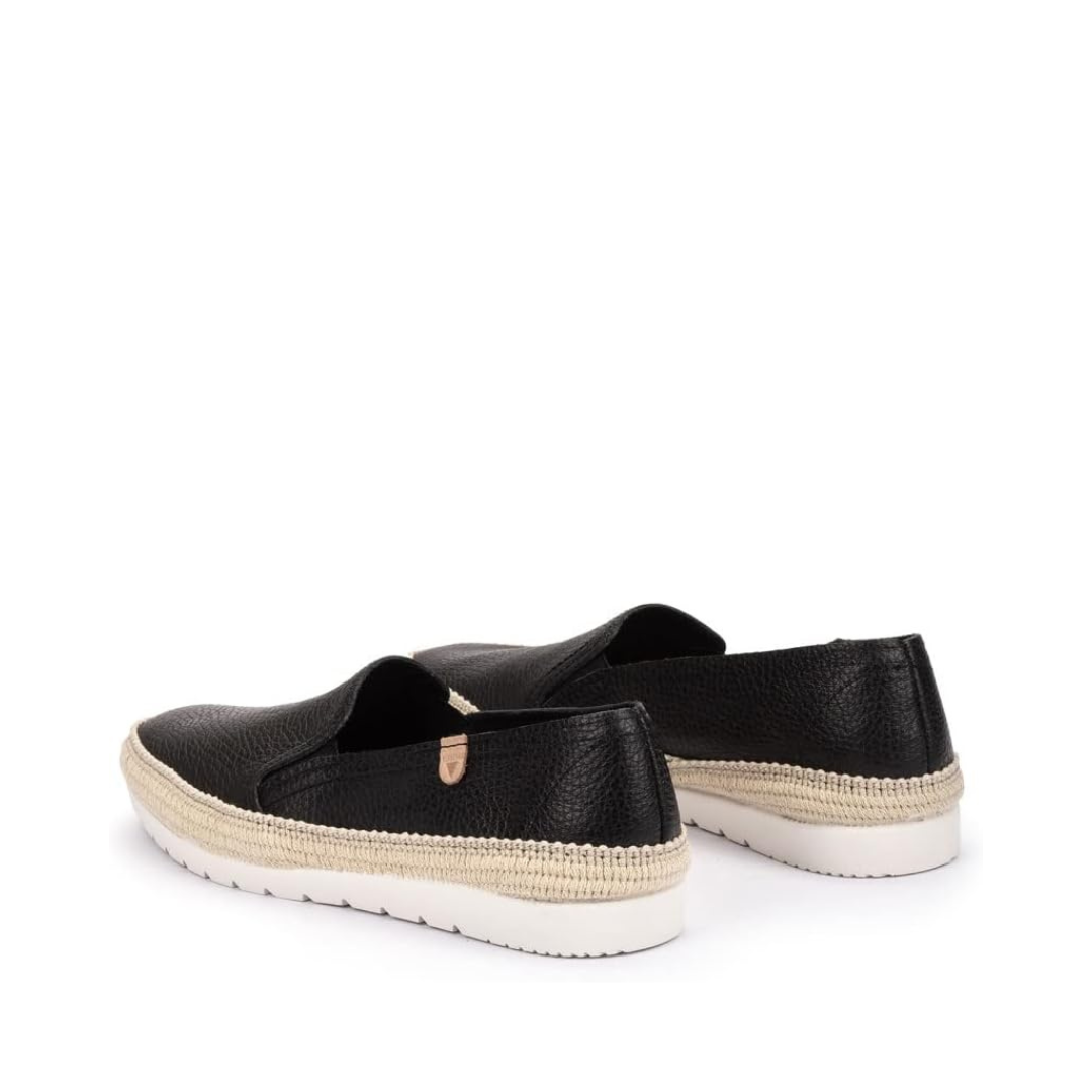 Nuria – L’espadrille chic en cuir nappa
