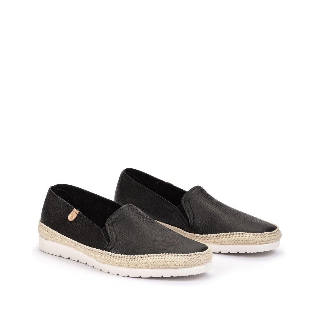 Nuria – L’espadrille chic en cuir nappa